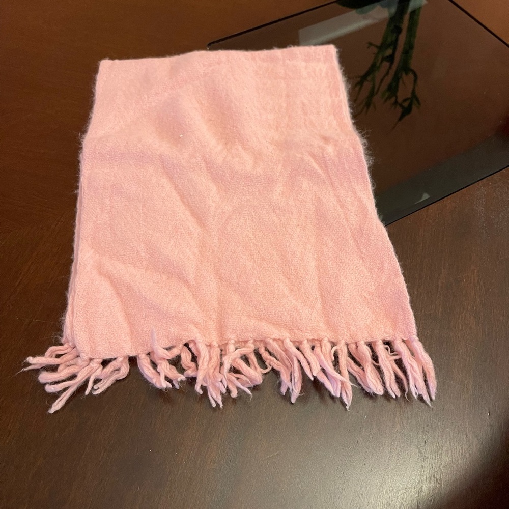Pink scarf